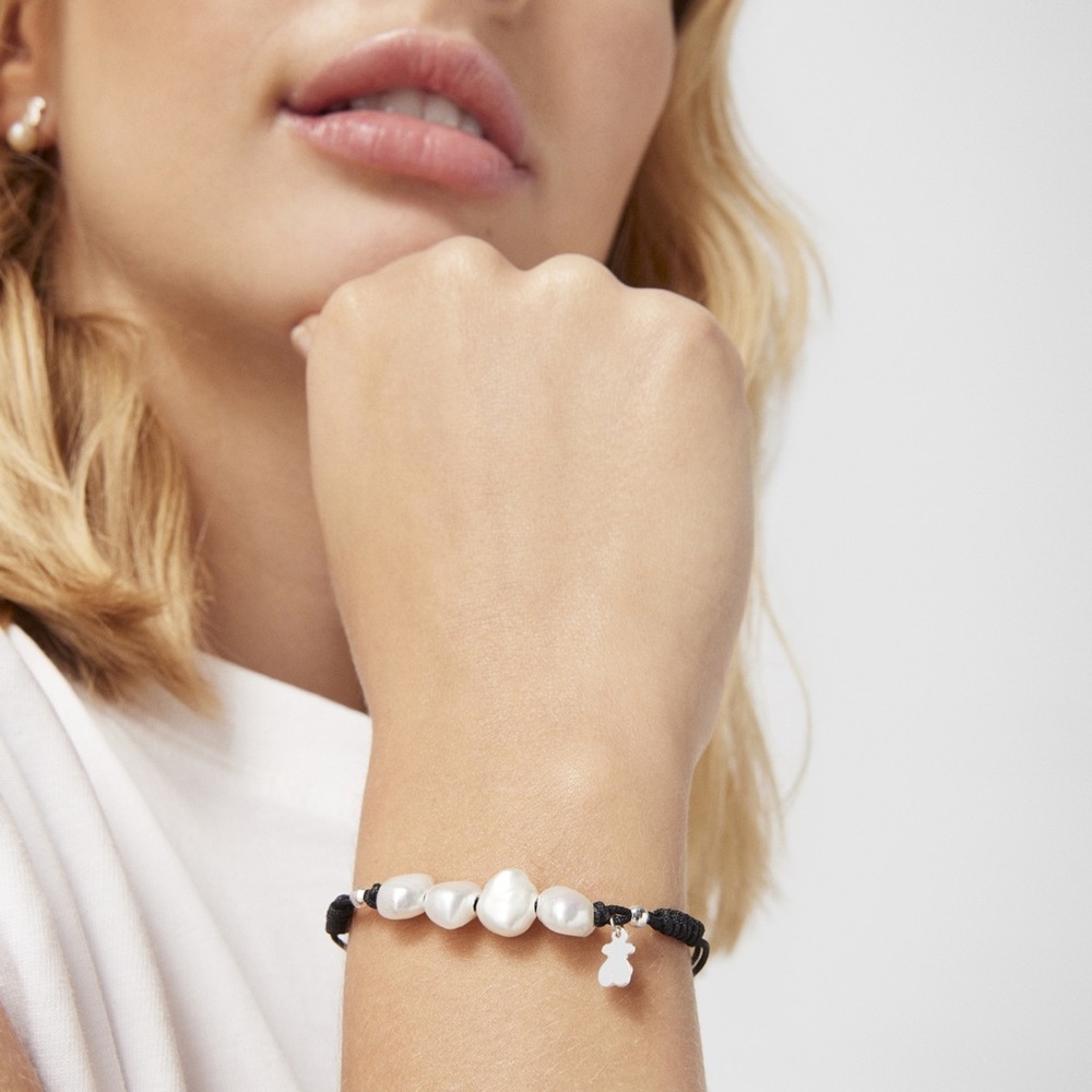 TOUS pearl black bracelet